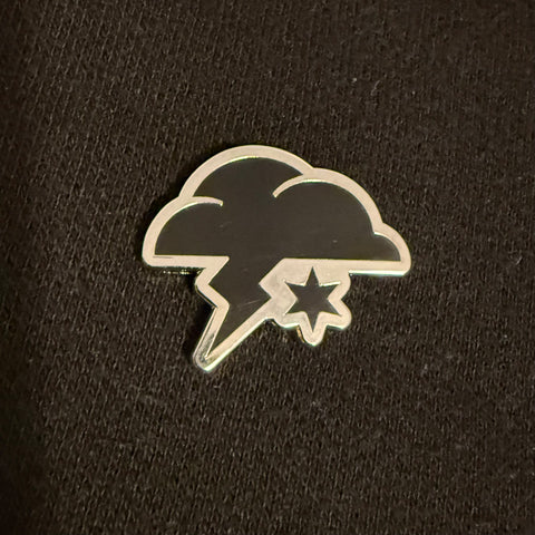Dark Clouds Logo Enamel Pin