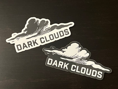 Two Dark Clouds Stickers