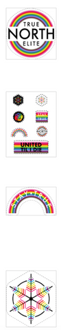 True North Elite - Pride Stickers and Tattoos
