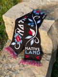 Heart Berry x Dark Clouds Native Land Scarf