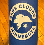 Dark Clouds Transparent Logo Sticker