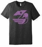 Dark Clouds DarkLoon Tee - Limited Post-Sale (Black - Purple Print)