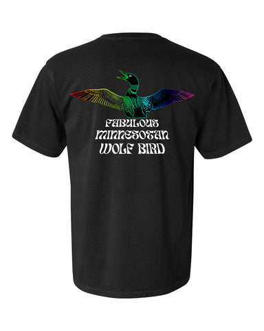 PRESALE - Dark Clouds Wolf Bird Tee