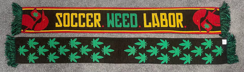Red Loons - "Soccer. Weed. Labor." Scarf