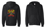 Red Loons Zip Hooded Sweatshirt