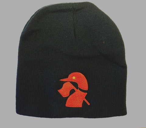 Red Loons Black Beanie Hat