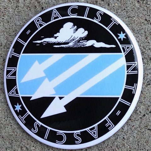 Antifa Clouds Button